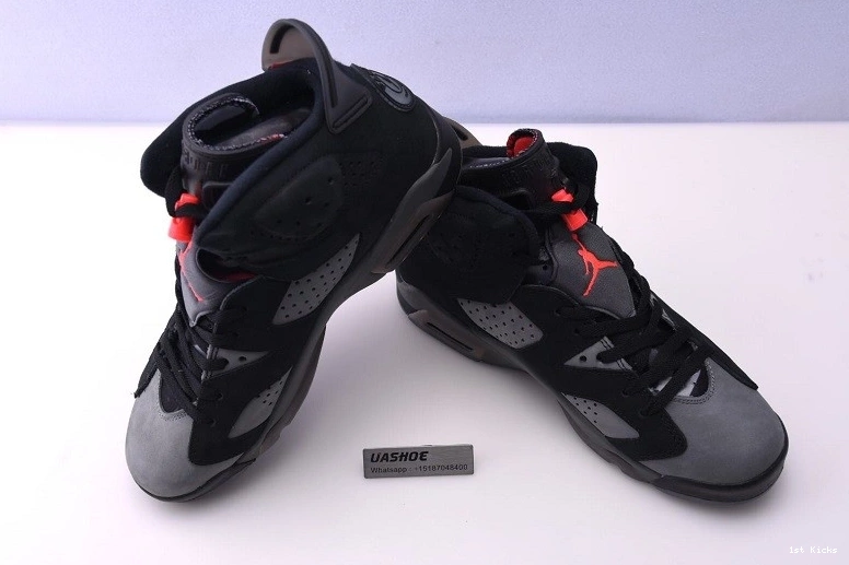 Grey PSG Infrared 6 Jordan Iron CK1229-001 0518